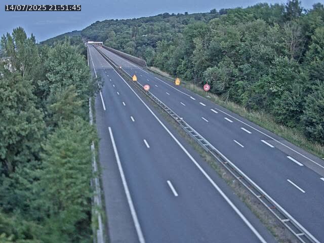 Caméra autoroute France - A30, Hayange direction Metz