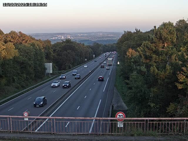 Caméra autoroute France - A33, Houdemont direction Lunéville