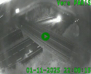 Clone of Caméra routière sur l'autoroute A20 au nord de Limoges, à la jonction avec la N520. Vue orientée vers Paris