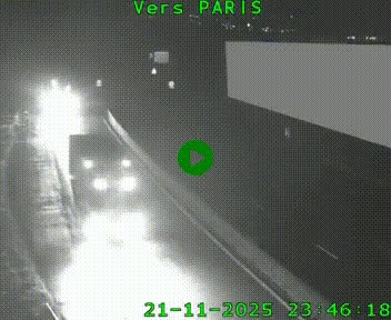 Caméra routière sur l'autoroute A20 à Brive-la-Gaillarde, à la jonction avec l'A89. Vue orientée vers Paris