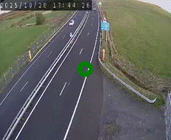 Caméra autoroute A75 à hauteur du col de la Fageole en direction de Clermont-Ferrand