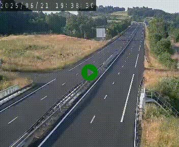 Caméra autoroutière France - A75, Coren, en direction de Montpellier
