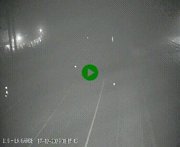 Caméra autoroute A75 à hauteur du col du rocher blanc en direction de Montpellier