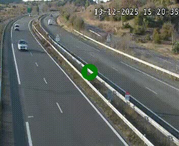 Caméra autoroute A75 à hauteur de la sortie 49 Le Caylar en direction de Montpellier