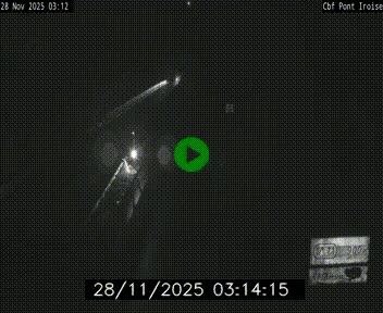 Webcam sur la N165 après le Pont de l'Iroise, à l'entrée de Brest