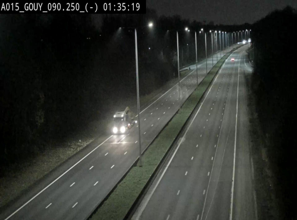 Webcam autoroute Belgique - Gouy-lez-piéton - E42 - BK 90.3