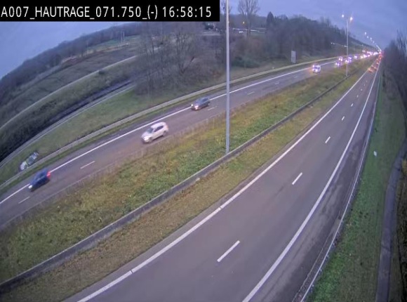 Webcam autoroute Belgique - Hautrage - E19 - BK 71.7