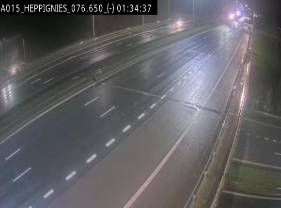 Webcam autoroute Belgique - Heppignies - E42 direction Namur - BK 76.4