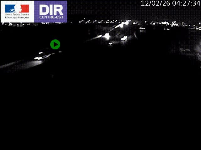 Webcam autoroute sur A450 à Pierre-Bénite en direction de Lyon et de l'autoroute A7