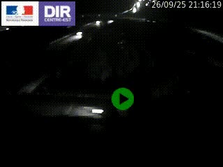 Webcam traffic à Grenoble-sud sur l'autoroute A480. Vue orientée vers l'entrée et la sortie de Grenoble