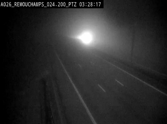 Webcam E25/A26 à Aywalle, à hauteur de Spa. Vue orientée vers Liège