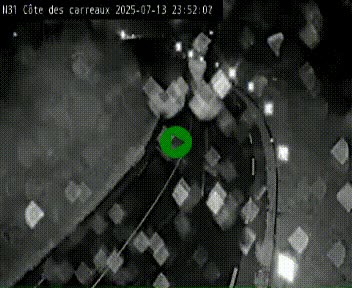 Webcam en haut de la Côte des Carreaux sur la N31 à Avesnes-en-Bray. Vue orientée vers Rouen