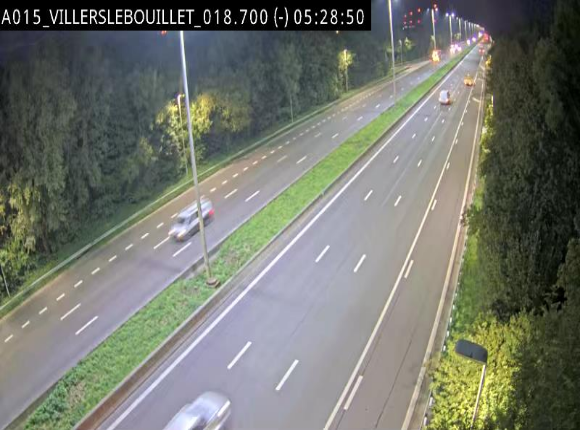 Webcam autoroute Belgique - Villers-le-Bouillet - E42 direction Liège - BK 18.7