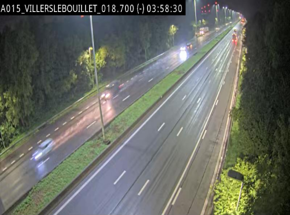 Webcam autoroute Belgique - Villers-le-Bouillet - E42 direction Liège - BK 18.7