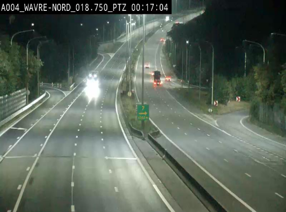 Webcam traffic E411(A4) - BK 18.7 - Bierges (Wavre Nord)