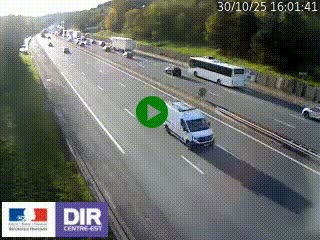 Webcam routière à Saint-Etienne-Terrenoire sur la RN88 avant la jonction entre l'A72 et le Boulevard Périphérique de Saint-Etienne