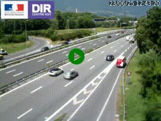 Caméra routière à hauteur de la sortie 15 Chambéry-centre au PK 4,103 en direction d'Albertville