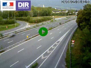 Caméra routière à hauteur de la sortie 15 Chambéry-centre au PK 4,103 en direction d'Albertville