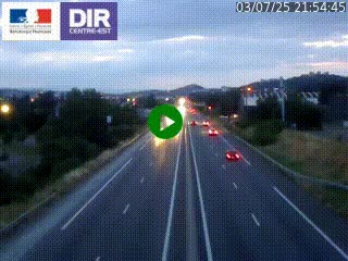 Caméra autoroute à Saint-Etienne (Les Littes) à hauteur du Ikea Saint-Etienne sur l'A72 en direction de Roanne
