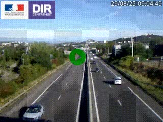 Caméra autoroute à Saint-Etienne (Les Littes) à hauteur du Ikea Saint-Etienne sur l'A72 en direction de Roanne