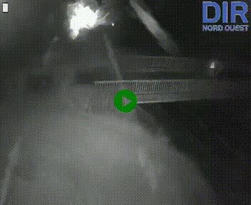 Webcam sur A84 à hauteur de Pont-Farcy, au niveau du pont autoroutier sur la Vire, au sud de Saint-Lô