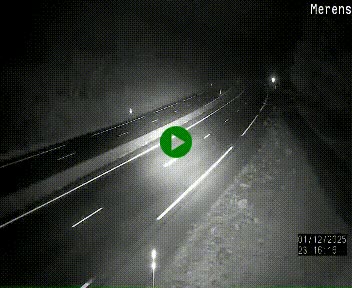 Webcam Ax-les-Thermes sur N20, en direction d'Andorre