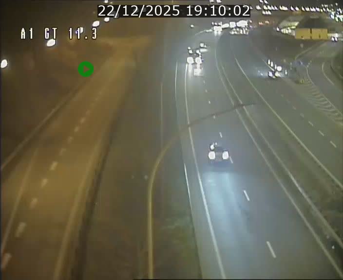 Traffic live webcam Luxembourg Senningerberg - A1 direction Allemagne - BK 11.3