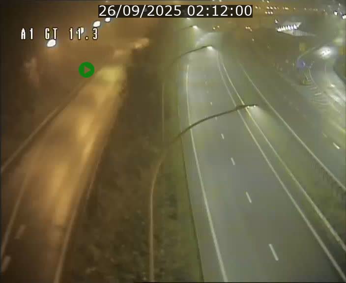 Traffic live webcam Luxembourg Senningerberg - A1 direction Allemagne - BK 11.3