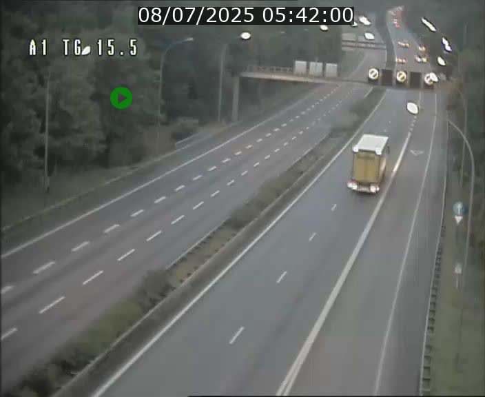 Traffic live webcam Luxembourg Munsbach - A1 direction Luxembourg - BK 15.5