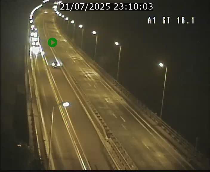 Traffic live webcam Luxembourg Niederanven - A1 direction Allemagne - BK 16.1