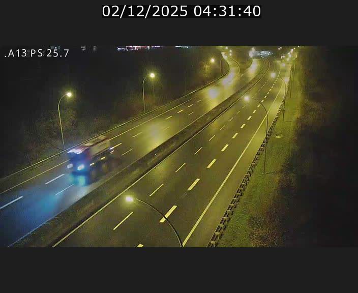 Traffic live webcam Luxembourg Frisange - A13 direction Allemagne - BK 26