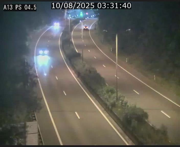 Traffic live webcam Luxembourg Differdange - A13 direction Esch-sur-Alzette - BK 4.5