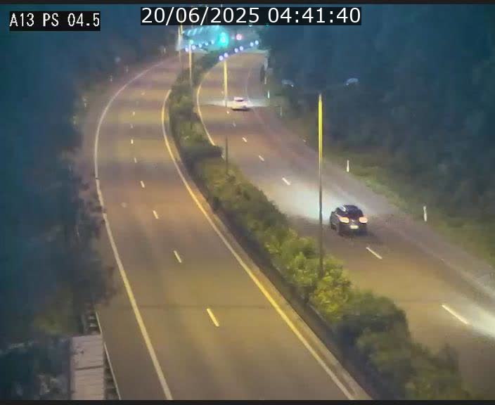 Traffic live webcam Luxembourg Differdange - A13 direction Esch-sur-Alzette - BK 4.5