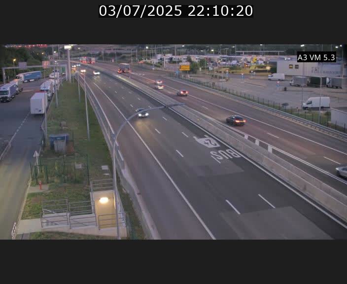 Traffic live webcam Luxembourg Aire de Berchem - A3 - BK 5 - direction France
