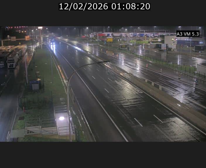 Traffic live webcam Luxembourg Aire de Berchem - A3 - BK 5 - direction France