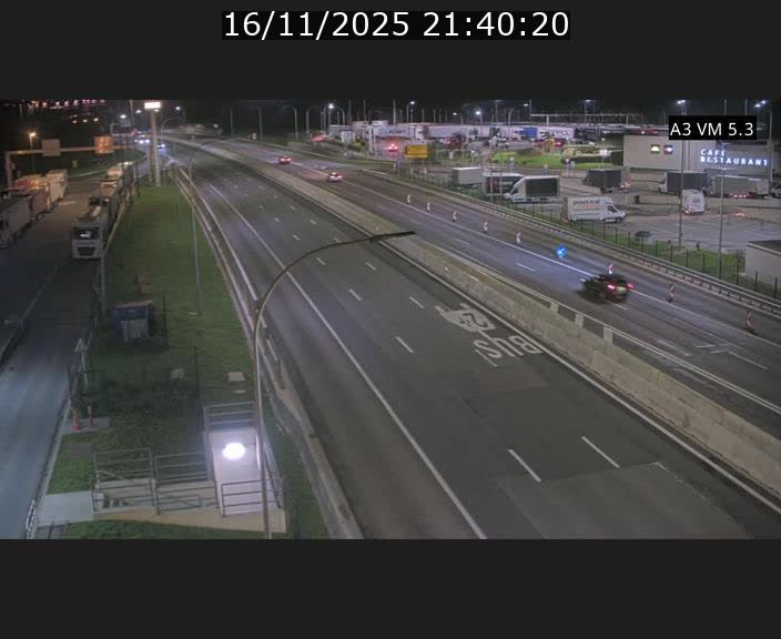 Traffic live webcam Luxembourg Aire de Berchem - A3 - BK 5 - direction France