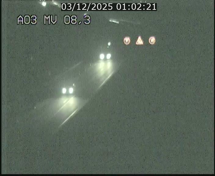 Webcam Autoroute après la Croix de Bettembourg en direction de Luxembourg sur l'A3