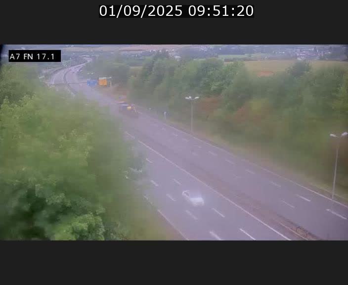 Caméra trafic Luxembourg - A7, Merscherbierg direction Mersch