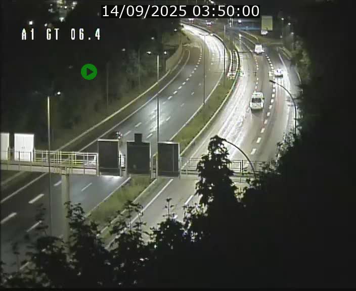 Traffic live webcam Luxembourg Hamm - A1 direction Sandweiler - BK 6.4