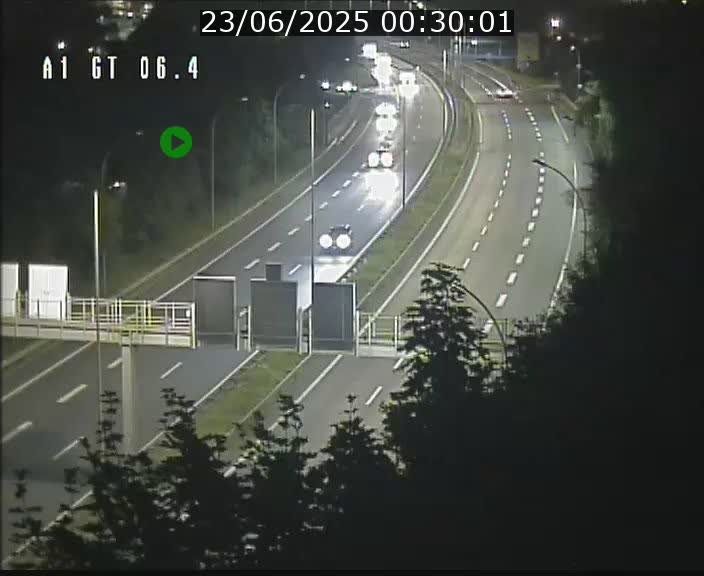 Traffic live webcam Luxembourg Hamm - A1 direction Sandweiler - BK 6.4