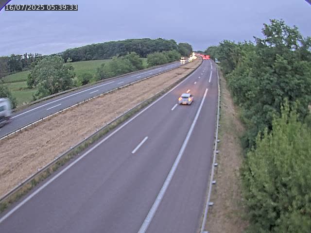 Caméra autoroute France - A31, Fey direction Metz