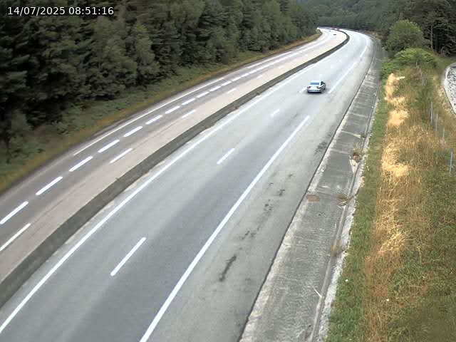 Caméra autoroute France - N57, Côte de la Calotine direction Nancy