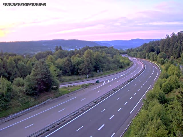 Caméra autoroute France - N57, Côte de la demoiselle direction Remiremont