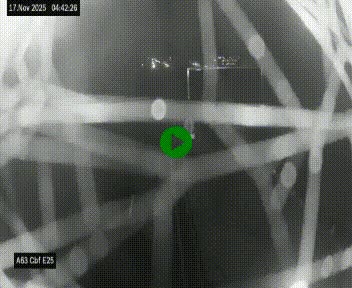 Webcam autoroute A63 en périphérie de Bordeaux au sud-est de la ville, en provenance du bassin d'Arcachon. Vue orientée vers Bordeaux