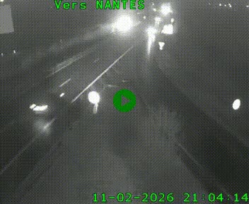 Webcam N147 au nord de Poitiers et à la jonction avec la A10