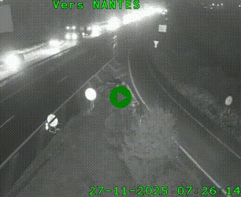 Webcam N147 au nord de Poitiers et à la jonction avec la A10