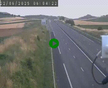 Caméra autoroute A75 à hauteur de Le Crest, en direction de Montpellier