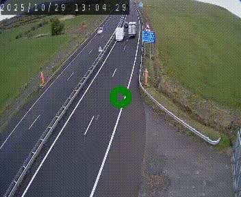 Caméra autoroute A75 à hauteur du col de la Fageole en direction de Clermont-Ferrand