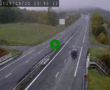 Caméra autoroutière France - A75, Coren, en direction de Montpellier