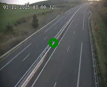 Caméra autoroutière France - A75, Montalies, à hauteur de Séverac-le-Chateau, en direction du viaduc de Millau